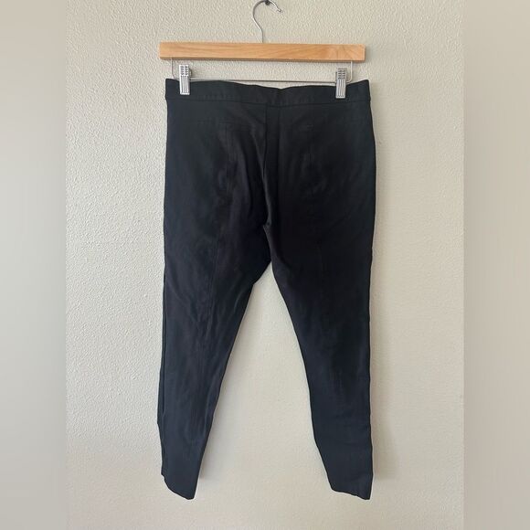 J. Crew Womens Pixie Ankle Stretch Ponte Knit Dress Pants Black Pocket Size 8 R - Picture 8 of 10